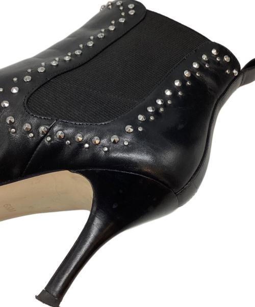 MICHAEL KORS（マイケル・コース）MICHAEL KORS (マイケルコース) スタッズサイドゴアブーツ ブラック サイズ:SIZE 61/2の古着・服飾アイテム