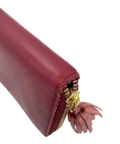 LOEWE（ロエベ）LOEWE (ロエベ) ナッパレザー長財布 レッドの古着・服飾アイテム