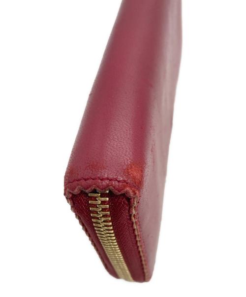 LOEWE（ロエベ）LOEWE (ロエベ) ナッパレザー長財布 レッドの古着・服飾アイテム