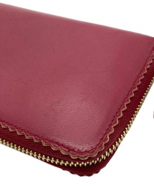 LOEWE（ロエベ）LOEWE (ロエベ) ナッパレザー長財布 レッドの古着・服飾アイテム