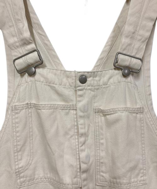 PAY DAY（ペイデイ）PAY DAY (ペイデイ) デニムオーバーオール ホワイト サイズ:SIZE 38の古着・服飾アイテム