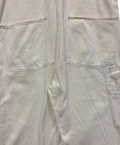 PAY DAY（ペイデイ）PAY DAY (ペイデイ) デニムオーバーオール ホワイト サイズ:SIZE 38の古着・服飾アイテム