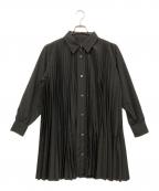 JUN OKAMOTOジュンオカモト）の古着「砂漠に立てたゲルみたいなブラウス」｜ブラック