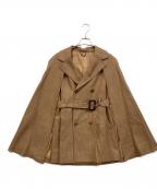 Lily Brownリリーブラウン）の古着「2WAYケープコート」｜ベージュ
