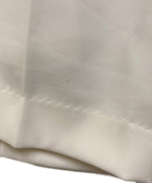 anuans（アニュアンス）anuans (アニュアンス) ダブルサテンストレートパンツ ホワイト サイズ:SIZE Sの古着・服飾アイテム