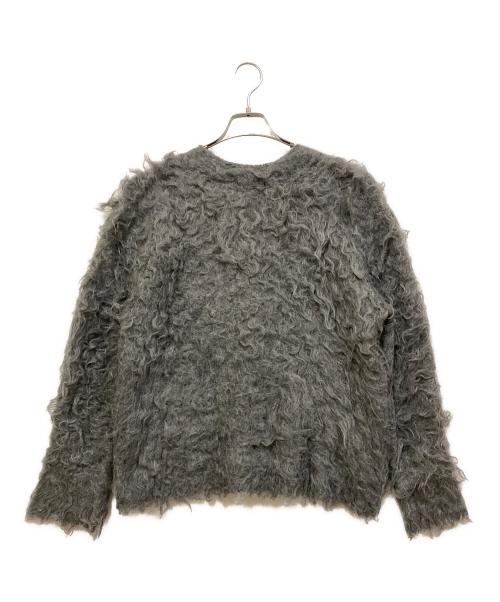 SLOBE IENA（スローブ イエナ）SLOBE IENA (スローブ イエナ) シャギーニットカーディガン グレー サイズ:表記なしの古着・服飾アイテム