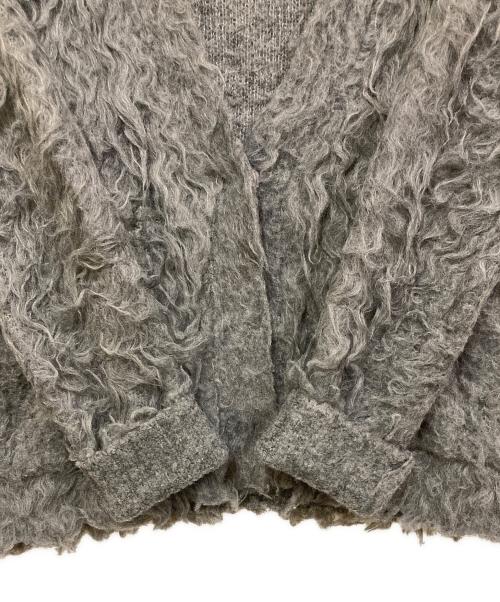 SLOBE IENA（スローブ イエナ）SLOBE IENA (スローブ イエナ) シャギーニットカーディガン グレー サイズ:表記なしの古着・服飾アイテム