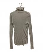 SOEJUソージュ）の古着「カシミヤ混タートルネックカットソー」｜グレー