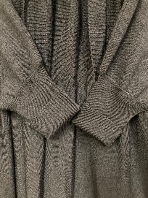 Curensology（カレンソロジー）Curensology (カレンソロジー) ウールハイネックギャザーワンピース ネイビー サイズ:SIZE Freeの古着・服飾アイテム