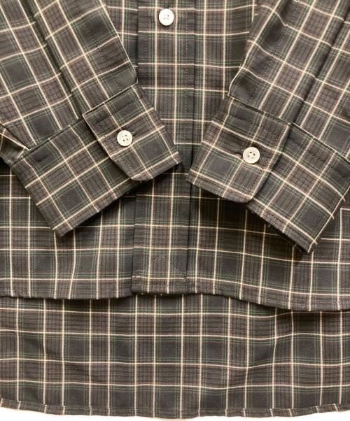 Koti（コティ）Koti (コティ) BEAUTY&YOUTH (ビューティーアンドユース) ERINO WOOL CHECK BD SHIRT ブラウン サイズ:Mの古着・服飾アイテム
