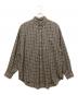 Koti（コティ）の古着「ERINO WOOL CHECK BD SHIRT」｜ブラウン