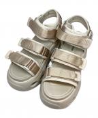 RODEO CROWNSロデオクラウン）の古着「ボリュームソール テープサンダル」｜ベージュ