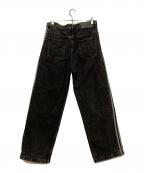 adidasアディダス）の古着「アディカラー デニム ファイヤーバードパンツ」｜ブラック