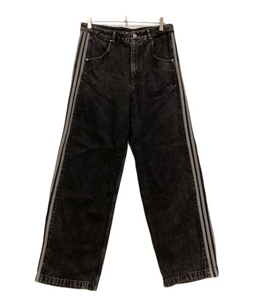 adidas（アディダス）adidas (アディダス) アディカラー デニム ファイヤーバードパンツ ブラック サイズ:SIZE　35の古着・服飾アイテム