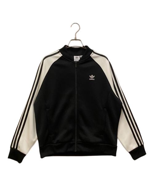 adidas（アディダス）adidas (アディダス) W OZ SST TT トラックトップ ブラック×ホワイト サイズ:SIZE Mの古着・服飾アイテム