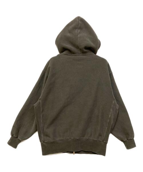 FAT（エフエーティー）FAT (エフエーティー) ジップフードスウェット グレー サイズ:SKINNYの古着・服飾アイテム