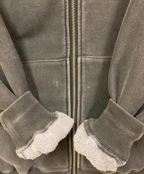 FAT（エフエーティー）FAT (エフエーティー) ジップフードスウェット グレー サイズ:SKINNYの古着・服飾アイテム