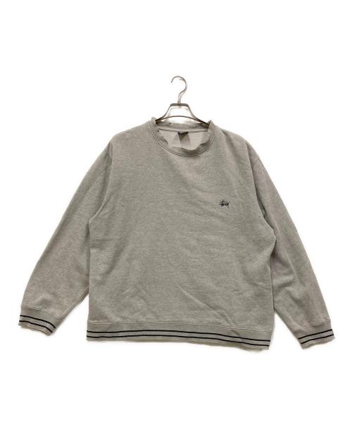 OLD STUSSY（オールドステューシー）OLD stussy (オールドステューシー) クルーネックスウェット グレー サイズ:Ⅼの古着・服飾アイテム