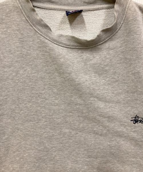 OLD STUSSY（オールドステューシー）OLD stussy (オールドステューシー) クルーネックスウェット グレー サイズ:Ⅼの古着・服飾アイテム