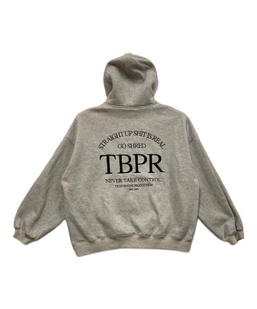 TIGHTBOOTH PRODUCTION（タイトブースプロダクション）TIGHTBOOTH PRODUCTION (タイトブースプロダクション) STRAIGHT UP HOODIE グレー サイズ:SIZE Lの古着・服飾アイテム