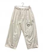 TIGHTBOOTH PRODUCTIONタイトブースプロダクション）の古着「バギースラックス」｜ホワイト