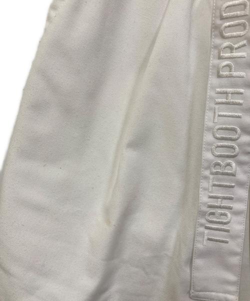 TIGHTBOOTH PRODUCTION（タイトブースプロダクション）TIGHTBOOTH PRODUCTION (タイトブースプロダクション) バギースラックス ホワイト サイズ:SIZE XLの古着・服飾アイテム