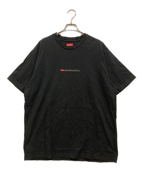 SUPREME（シュプリーム）Supreme (シュプリーム) Property Label S/S Top ブラック サイズ:SIZE XLの古着・服飾アイテム