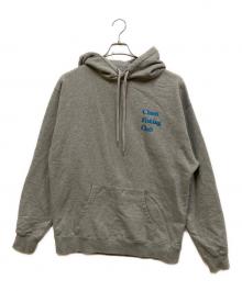 CHAOS FISHING CLUB（カオスフィッシングクラブ）の古着「LOGO HOODIE」｜グレー