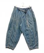 TIGHTBOOTH PRODUCTIONタイトブースプロダクション）の古着「DENIM BALLOON PANTS」｜インディゴ