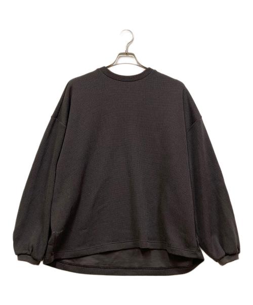 TIGHTBOOTH PRODUCTION（タイトブースプロダクション）TIGHTBOOTH PRODUCTION (タイトブースプロダクション) WAFFLE CREW KNIT グレー サイズ:Lの古着・服飾アイテム
