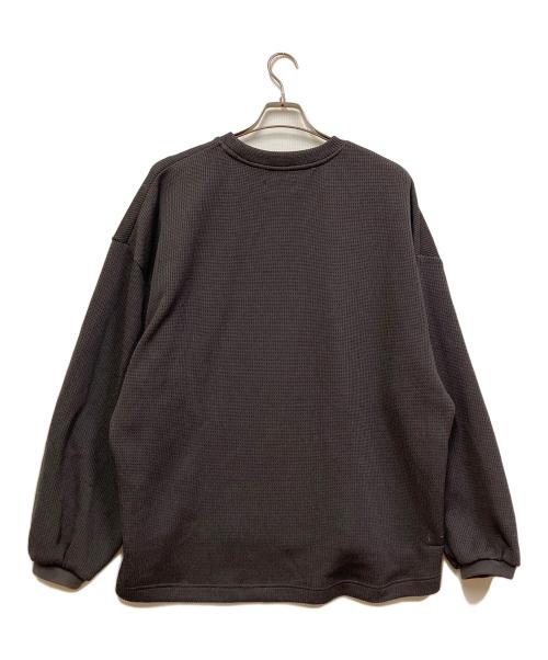 TIGHTBOOTH PRODUCTION（タイトブースプロダクション）TIGHTBOOTH PRODUCTION (タイトブースプロダクション) WAFFLE CREW KNIT グレー サイズ:Lの古着・服飾アイテム