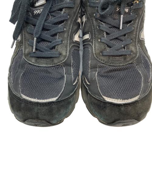 NEW BALANCE（ニューバランス）NEW BALANCE (ニューバランス) 990　V4　スニーカー　 ブラック サイズ:27.5の古着・服飾アイテム