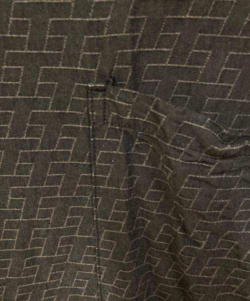 TIGHTBOOTH PRODUCTION（タイトブースプロダクション）TIGHTBOOTH PRODUCTION (タイトブースプロダクション) JACQUARD ROLL UP SHIRT ブラック サイズ:SIZE Lの古着・服飾アイテム