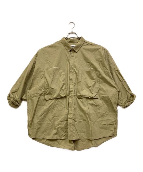 TIGHTBOOTH PRODUCTION（タイトブースプロダクション）TIGHTBOOTH PRODUCTION (タイトブースプロダクション) BIG SHIRT カーキ サイズ:SIZE Lの古着・服飾アイテム
