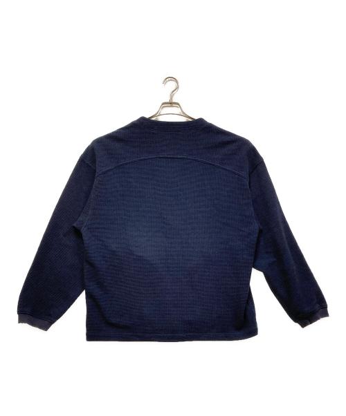FAT（エフエーティー）FAT (エフエーティー) Solid Waffle Cardigan ネイビー サイズ:SIZE SKINNYの古着・服飾アイテム