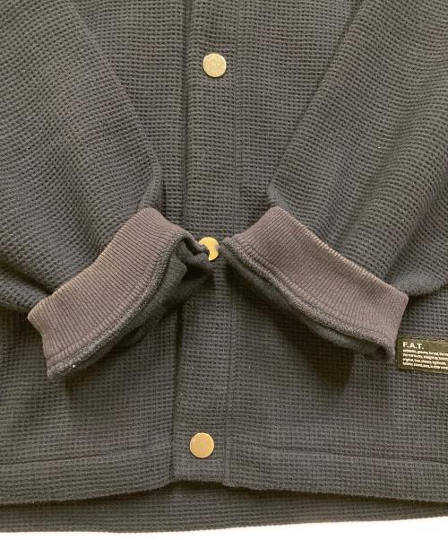 FAT（エフエーティー）FAT (エフエーティー) Solid Waffle Cardigan ネイビー サイズ:SIZE SKINNYの古着・服飾アイテム