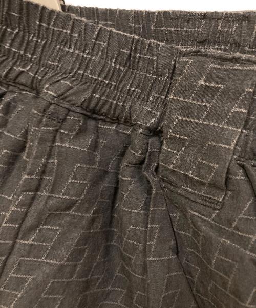 TIGHTBOOTH PRODUCTION（タイトブースプロダクション）TIGHTBOOTH PRODUCTION (タイトブースプロダクション) JACQUARD BAGGY SLACKS ブラック サイズ:SIZE XLの古着・服飾アイテム