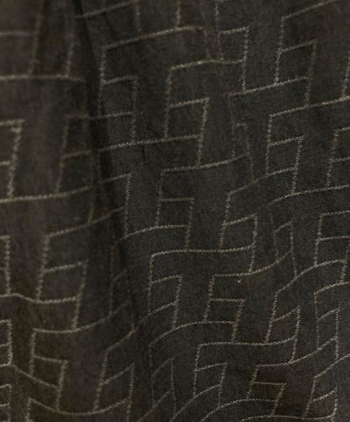 TIGHTBOOTH PRODUCTION（タイトブースプロダクション）TIGHTBOOTH PRODUCTION (タイトブースプロダクション) JACQUARD BAGGY SLACKS ブラック サイズ:SIZE XLの古着・服飾アイテム