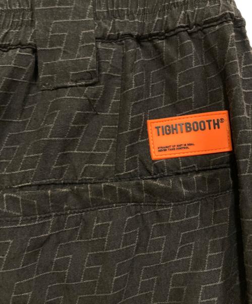 TIGHTBOOTH PRODUCTION（タイトブースプロダクション）TIGHTBOOTH PRODUCTION (タイトブースプロダクション) JACQUARD BAGGY SLACKS ブラック サイズ:SIZE XLの古着・服飾アイテム