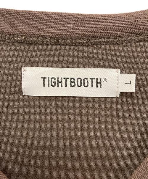 TIGHTBOOTH PRODUCTION（タイトブースプロダクション）TIGHTBOOTH PRODUCTION (タイトブースプロダクション) 半袖カットソー ブラウン サイズ:SIZE Lの古着・服飾アイテム