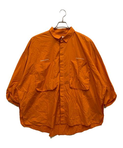 TIGHTBOOTH PRODUCTION（タイトブースプロダクション）TIGHTBOOTH PRODUCTION (タイトブースプロダクション) BIG SHIRT オレンジ サイズ:SIZE Lの古着・服飾アイテム