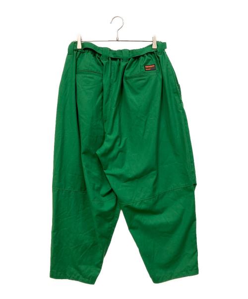 TIGHTBOOTH PRODUCTION（タイトブースプロダクション）TIGHTBOOTH PRODUCTION (タイトブースプロダクション) バギーバルーンスラックス グリーン サイズ:SIZE Lの古着・服飾アイテム