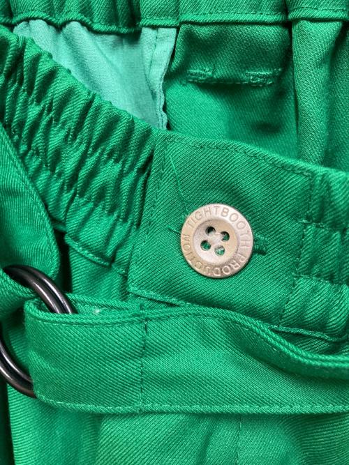 TIGHTBOOTH PRODUCTION（タイトブースプロダクション）TIGHTBOOTH PRODUCTION (タイトブースプロダクション) バギーバルーンスラックス グリーン サイズ:SIZE Lの古着・服飾アイテム