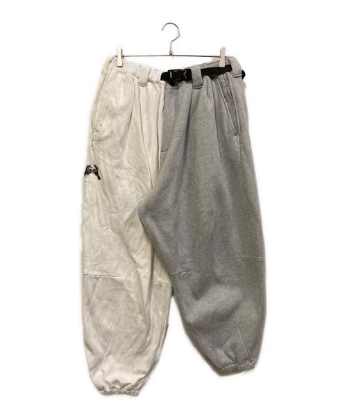 TIGHTBOOTH PRODUCTION（タイトブースプロダクション）TIGHTBOOTH PRODUCTION (タイトブースプロダクション) KILLER BONG (キラーボング) CYBORG BALLOON PANTS ホワイト×グレー サイズ:SIZE XLの古着・服飾アイテム