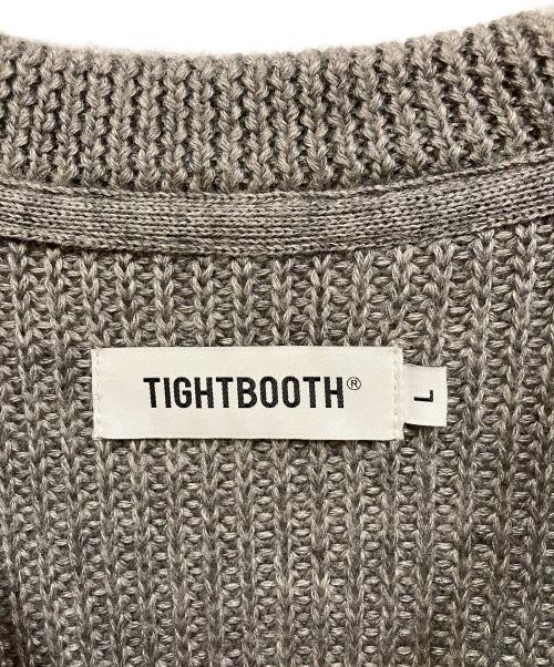 TIGHTBOOTH PRODUCTION（タイトブースプロダクション）TIGHTBOOTH PRODUCTION (タイトブースプロダクション) クルーネックニット グレー サイズ:SIZE Lの古着・服飾アイテム