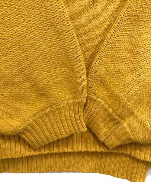 TIGHTBOOTH PRODUCTION（タイトブースプロダクション）TIGHTBOOTH PRODUCTION (タイトブースプロダクション) ACID LOGO KNIT SWEATER イエロー サイズ:SIZE Lの古着・服飾アイテム