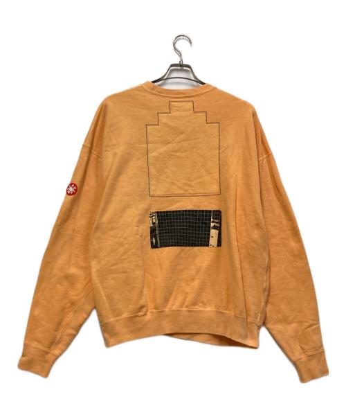 C.E（シーイー）C.E (シーイー) OVERDYE CAV EMPT CREW NECK オレンジ サイズ:XLの古着・服飾アイテム