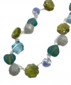 milly callegariミリィ カレガリ）の古着「ワイヤーネックレス」｜黄緑×スカイブルー