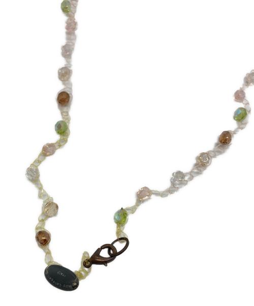 milly callegari（ミリィ カレガリ）Milly Callegari (ミリィ カレガリ) ワイヤーネックレス 黄緑×ブラウン×スカイブルー サイズ:表記なしの古着・服飾アイテム