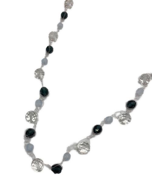 milly callegari（ミリィ カレガリ）Milly Callegari (ミリィ カレガリ) ワイヤーネックレス ブラック×スカイブルー サイズ:表記なしの古着・服飾アイテム